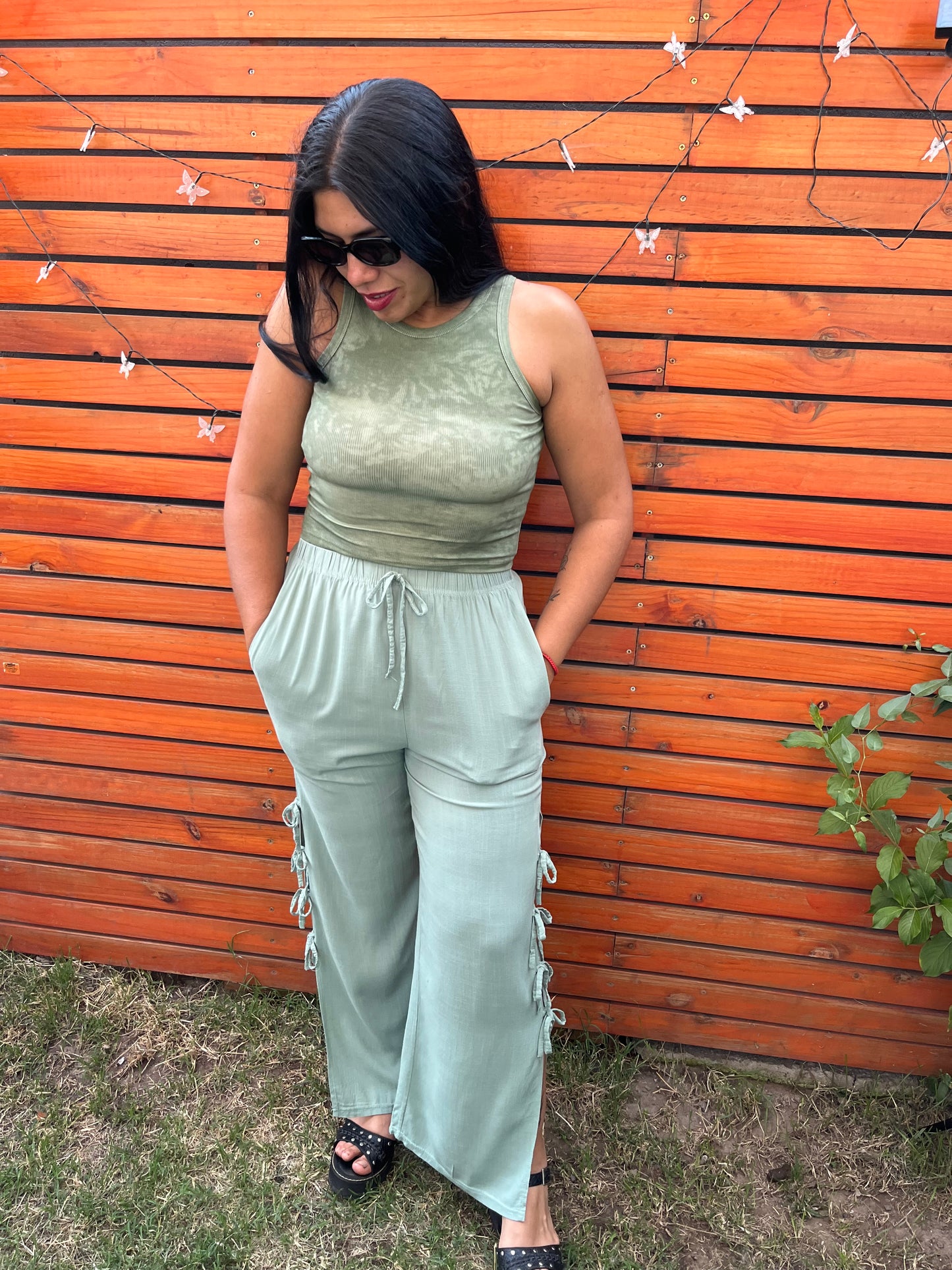 Pantalón lazos
