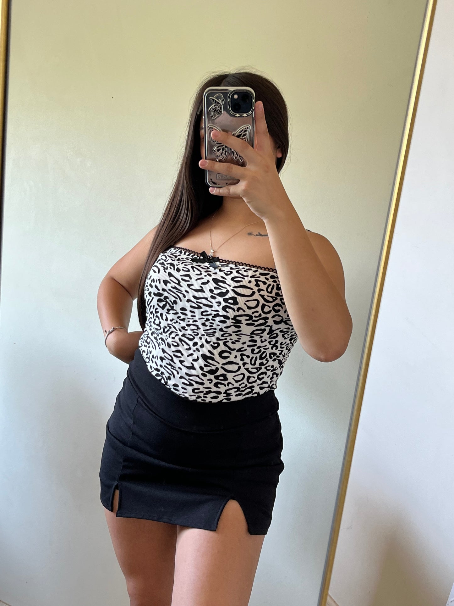 Falda short - Doble apertura