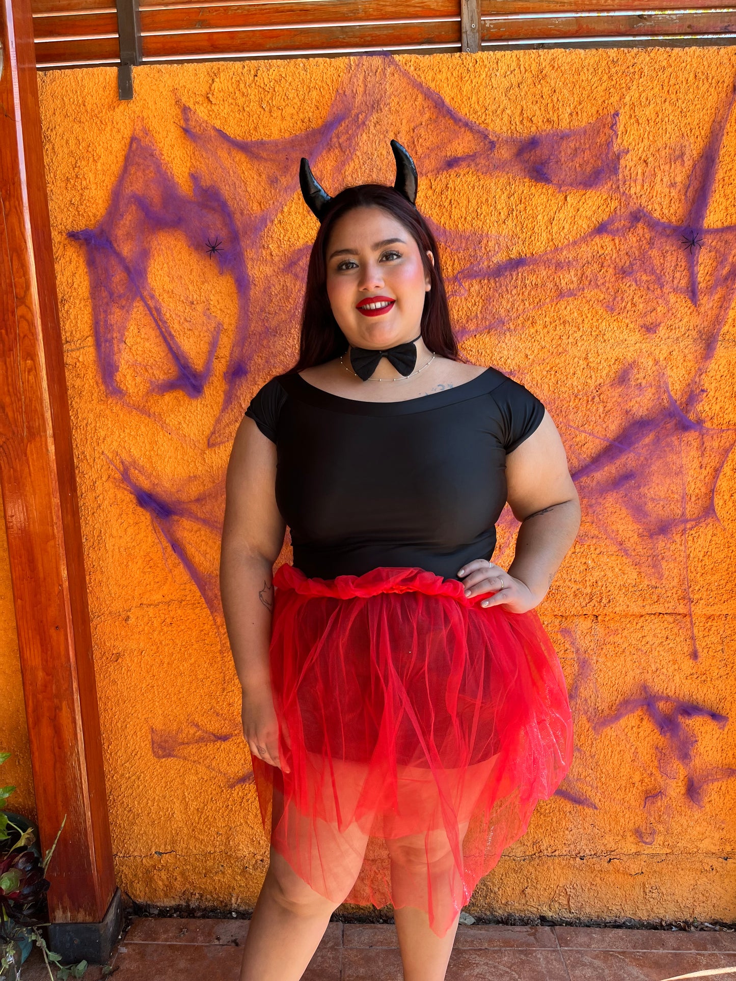 Disfraz diablita negra