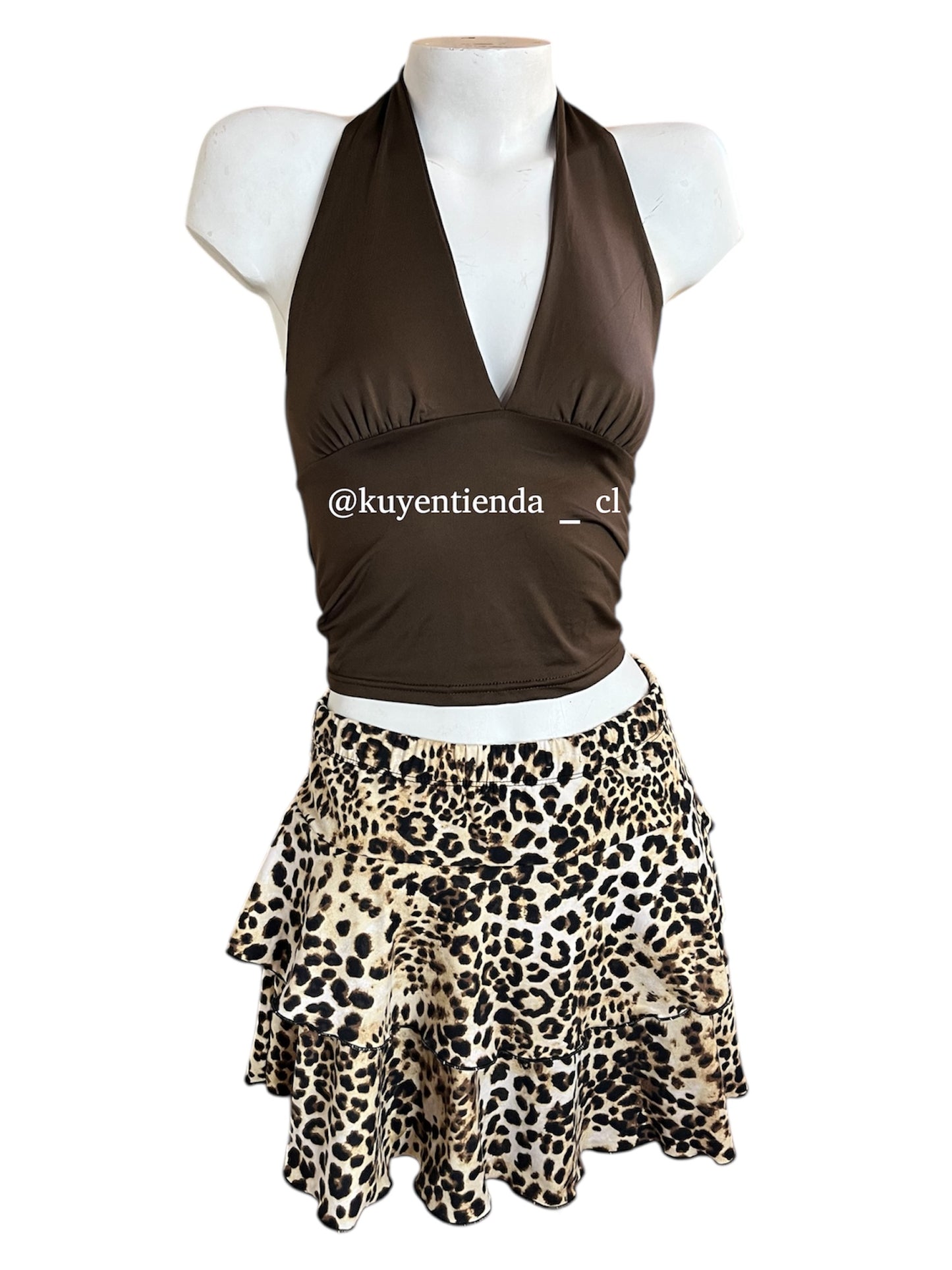 Falda short - Dos capas