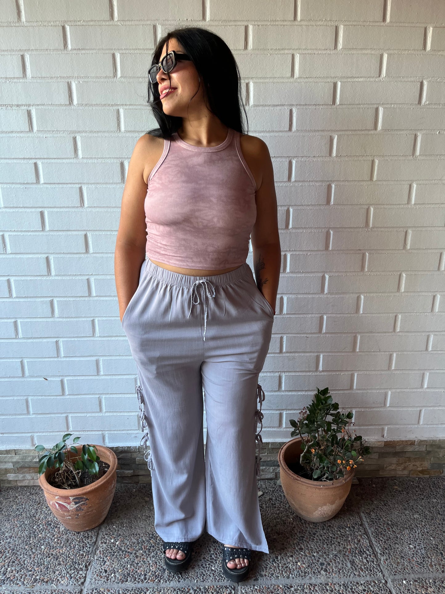 Pantalón lazos