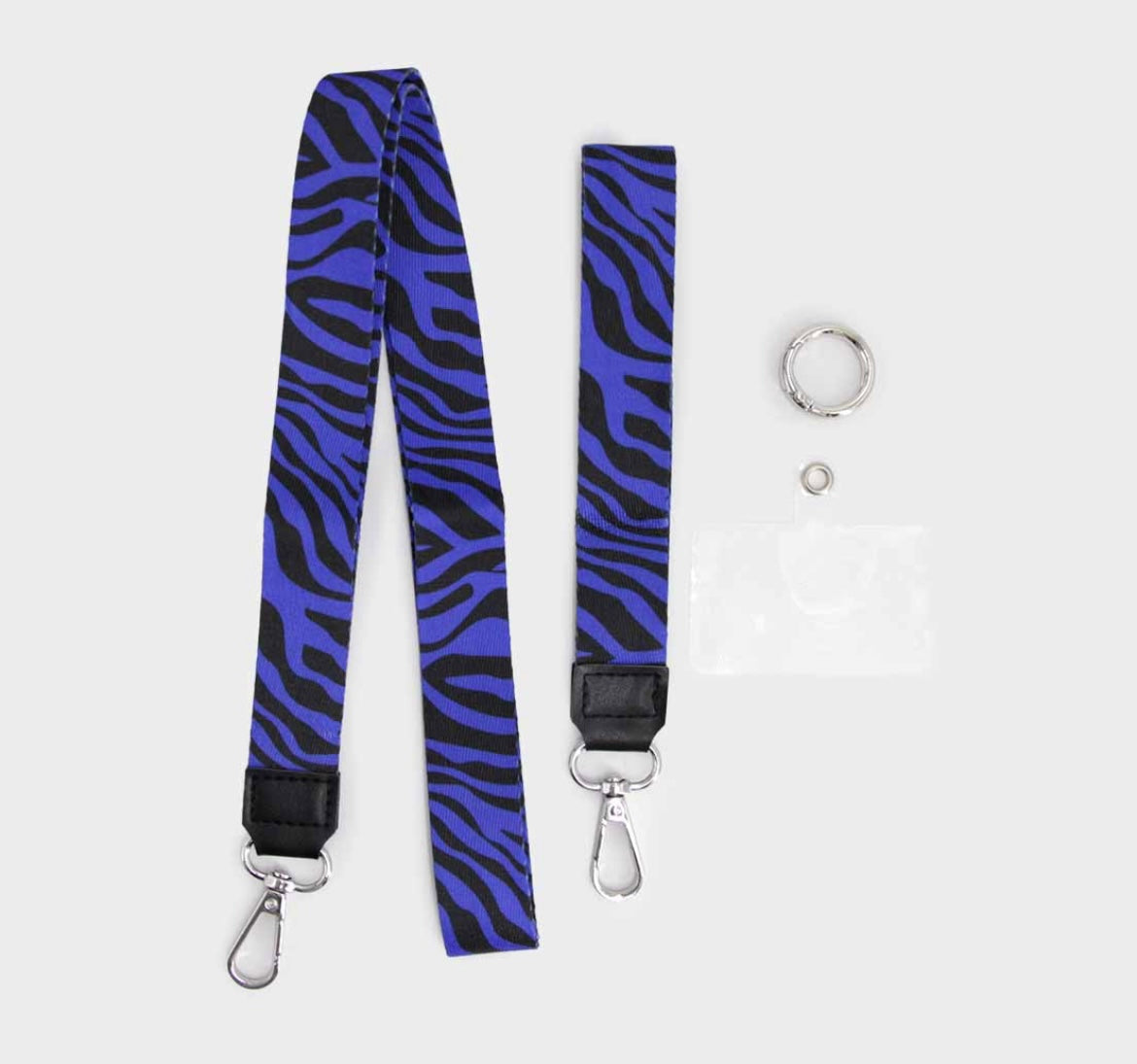 Strap para celular y llaves - Diseño Cebra