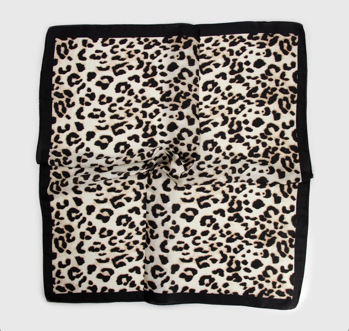 Pañuelo de seda - Leopardo