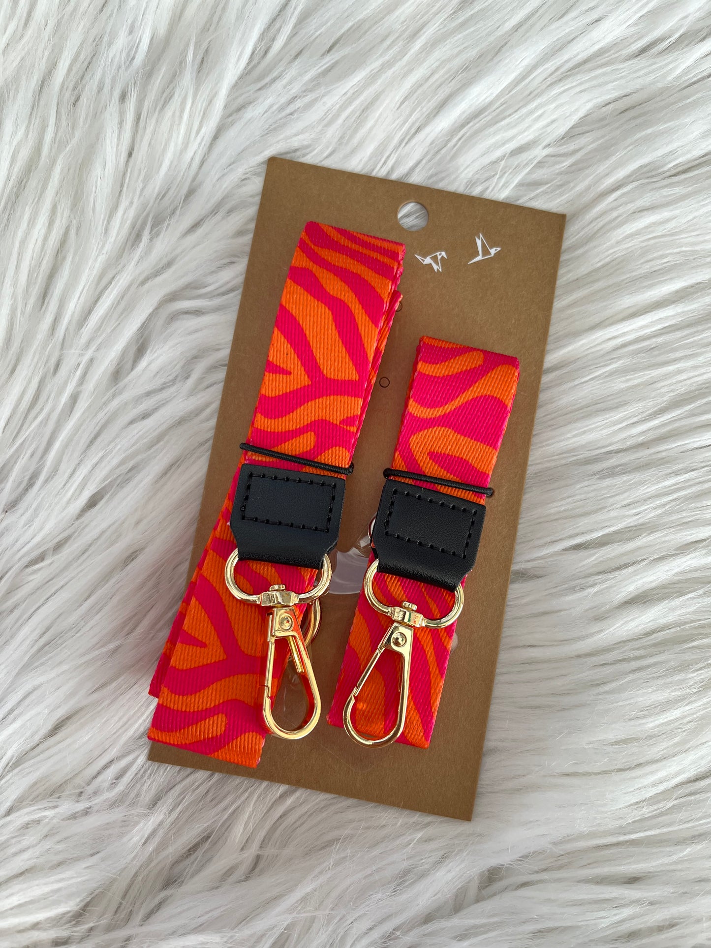 Strap para celular y llaves - Diseño Cebra