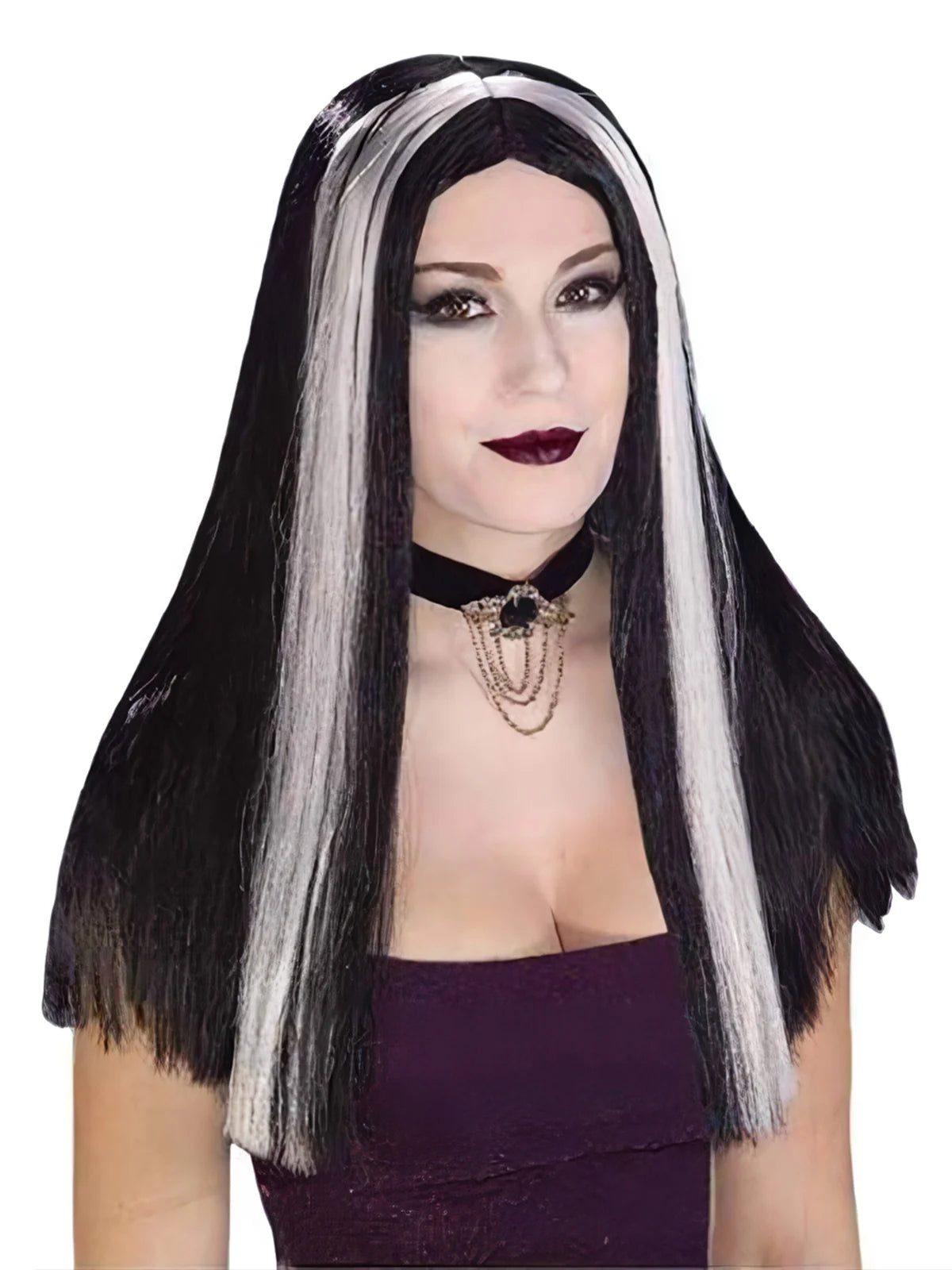 Peluca Morticia Addams