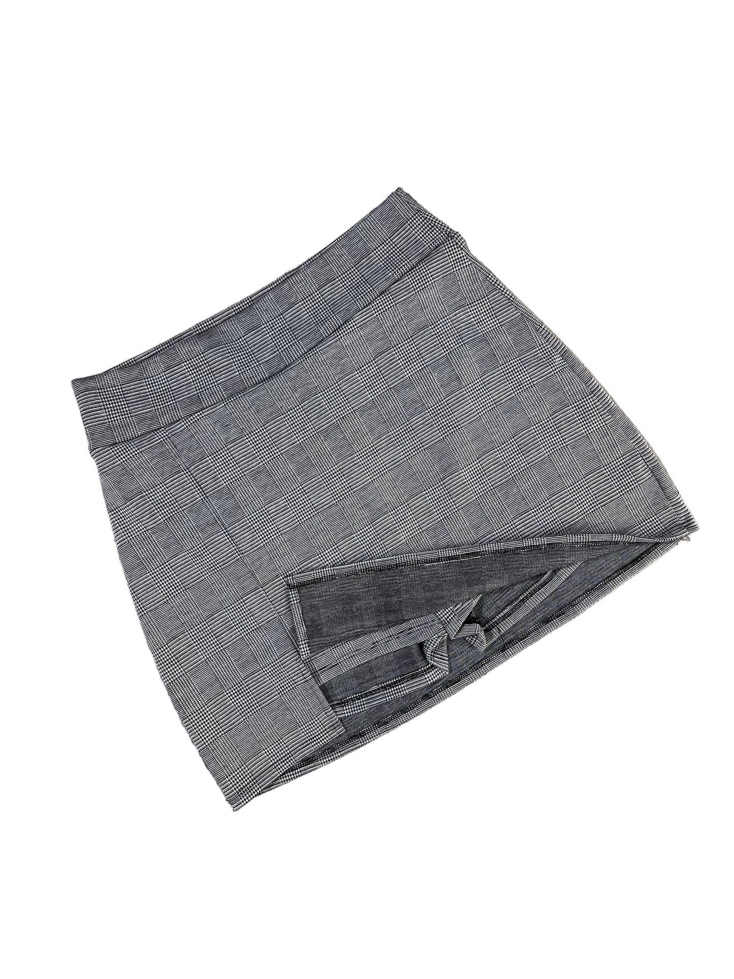 Falda short cuadros