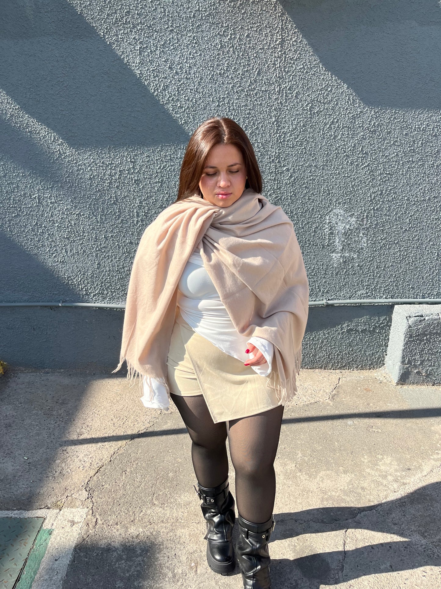 Bufanda Cashmere - Beige