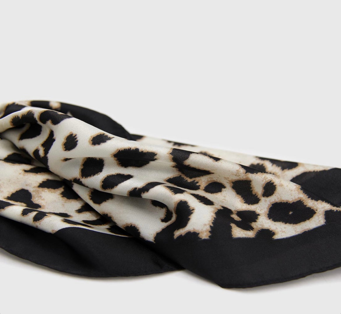 Pañuelo de seda - Leopardo
