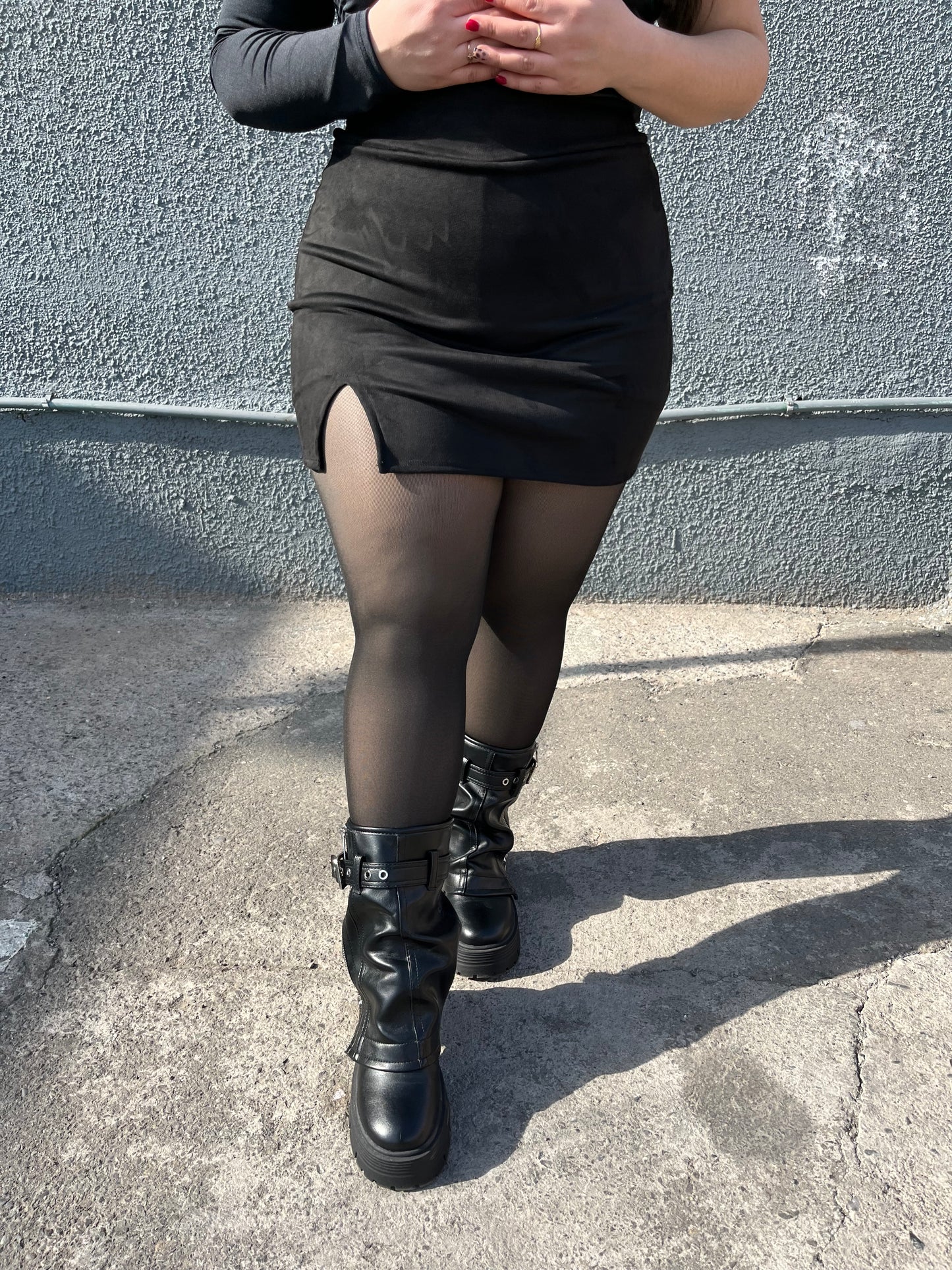 Falda gamuza - Apertura