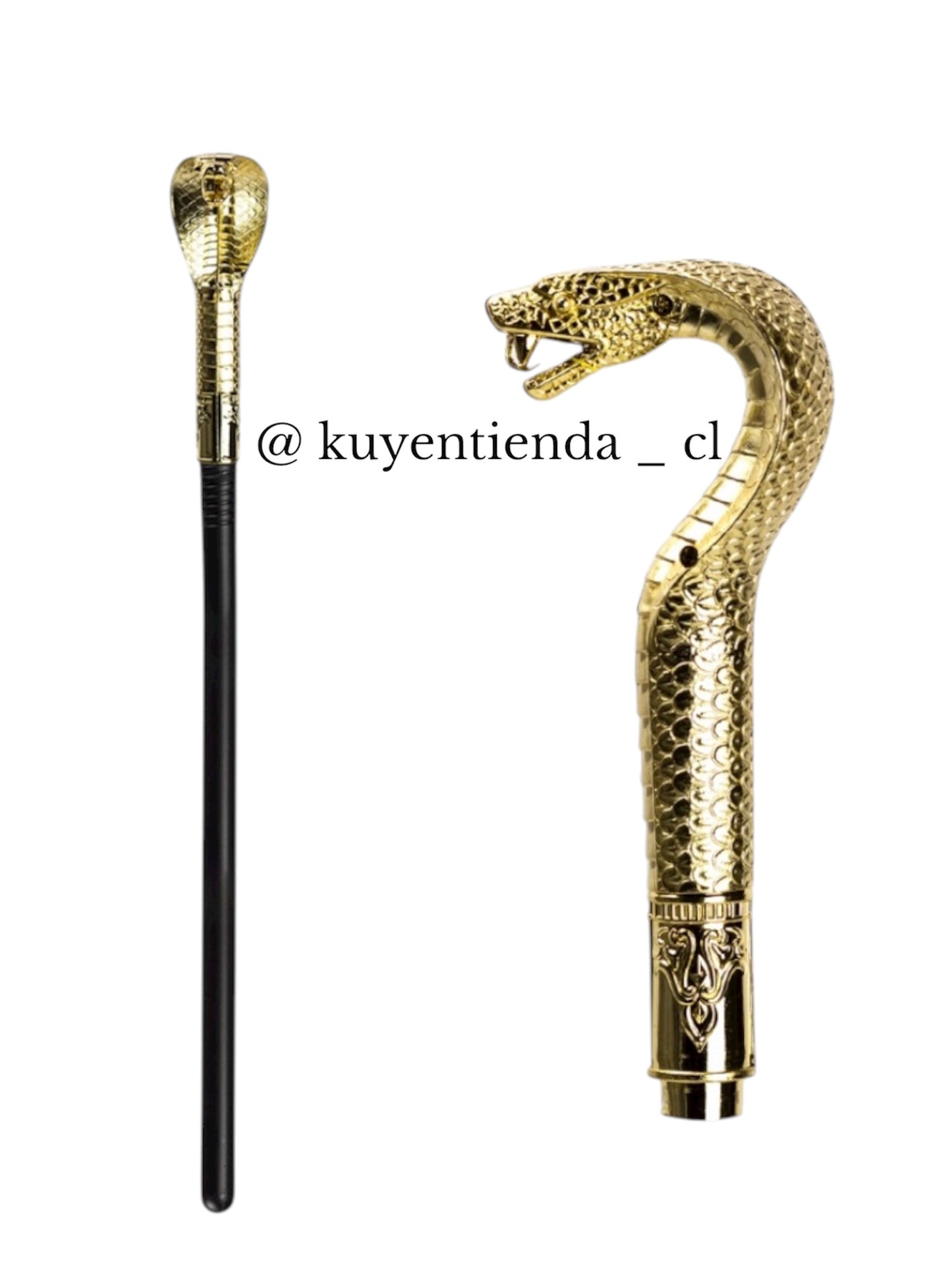 Bastón de cabeza de serpiente