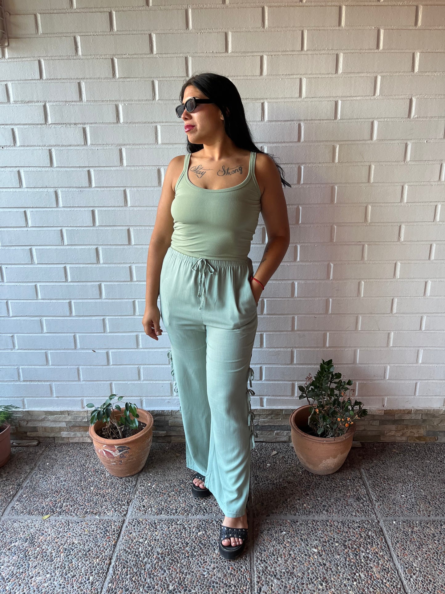Pantalón lazos