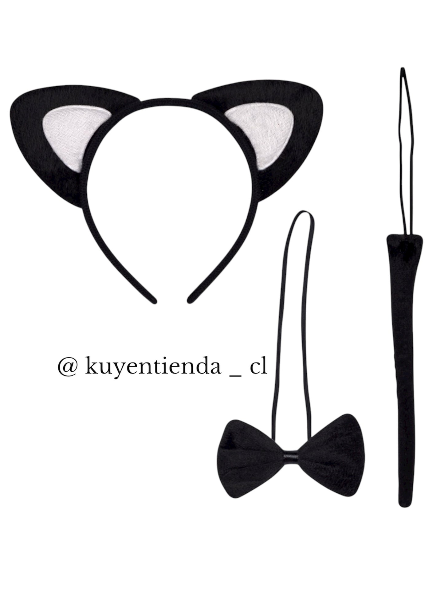 Set Pantera / gato negro con blanco