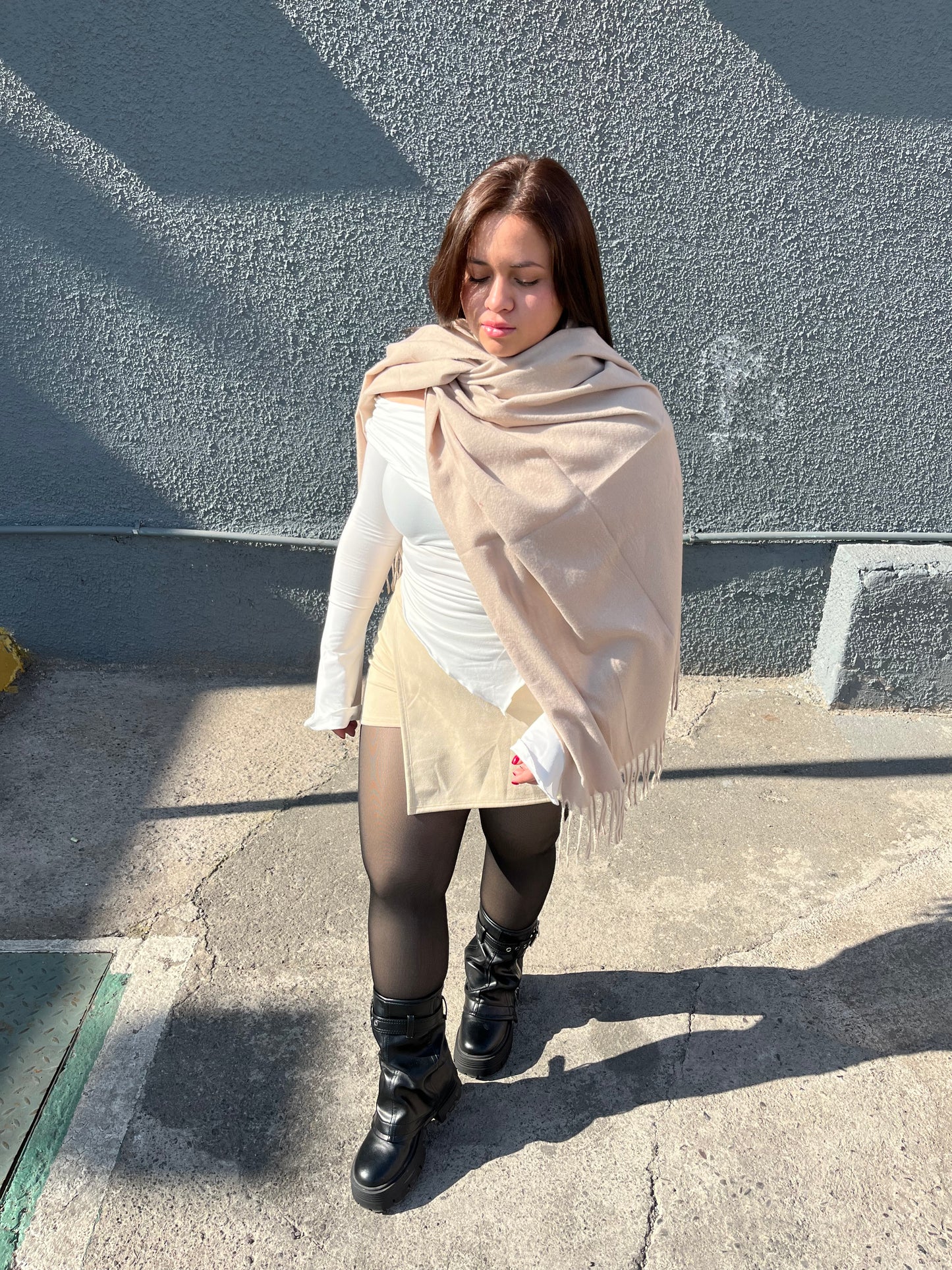 Bufanda Cashmere - Beige