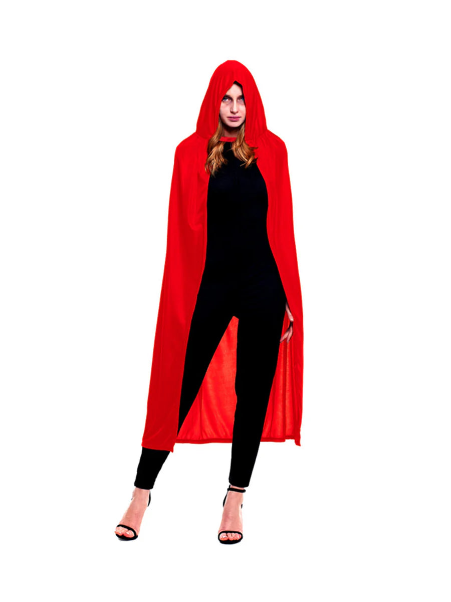 Capa roja con gorro