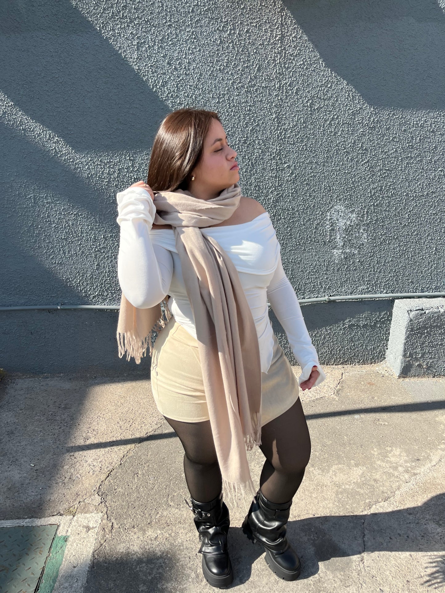 Bufanda Cashmere - Beige