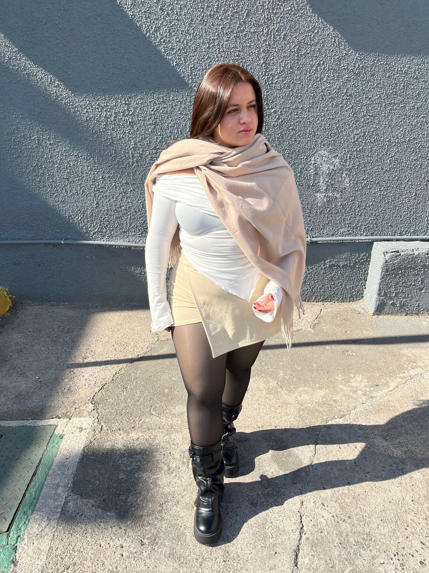 Bufanda Cashmere - Beige