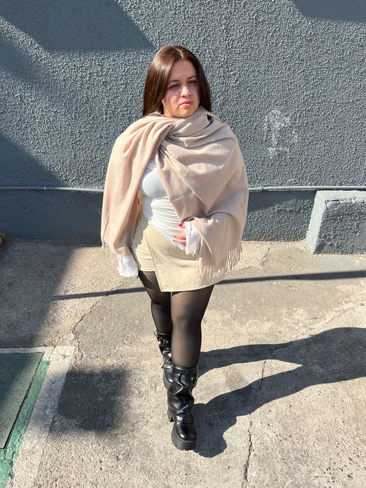 Bufanda Cashmere - Beige