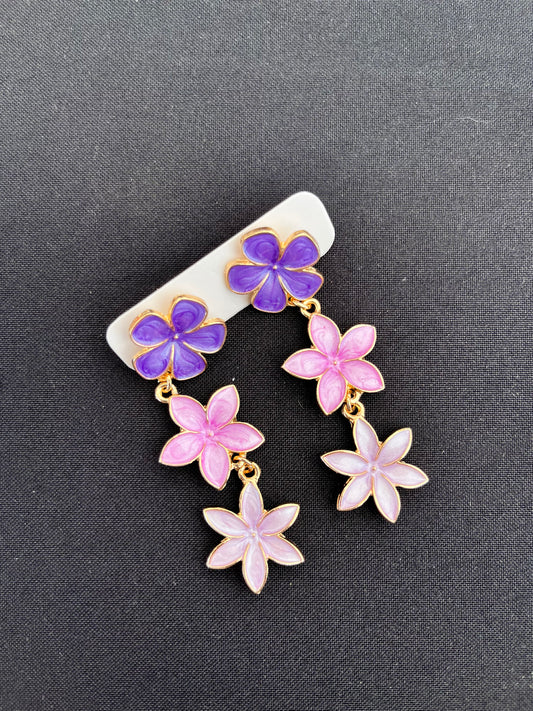 Aros triple flor