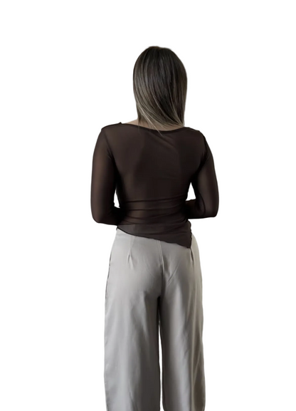 Polera transparencia Arlett