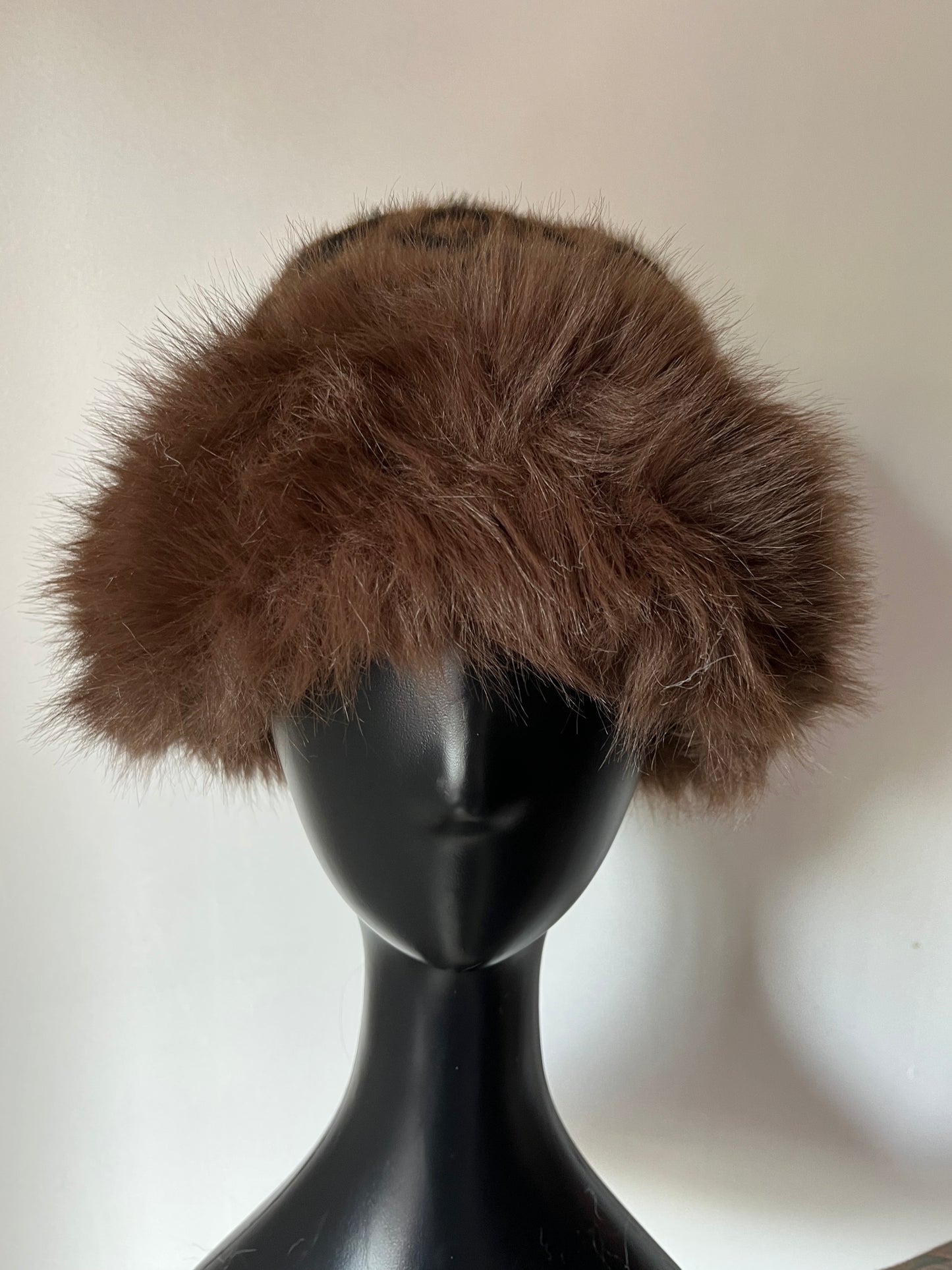 Gorro peludo print leopardo