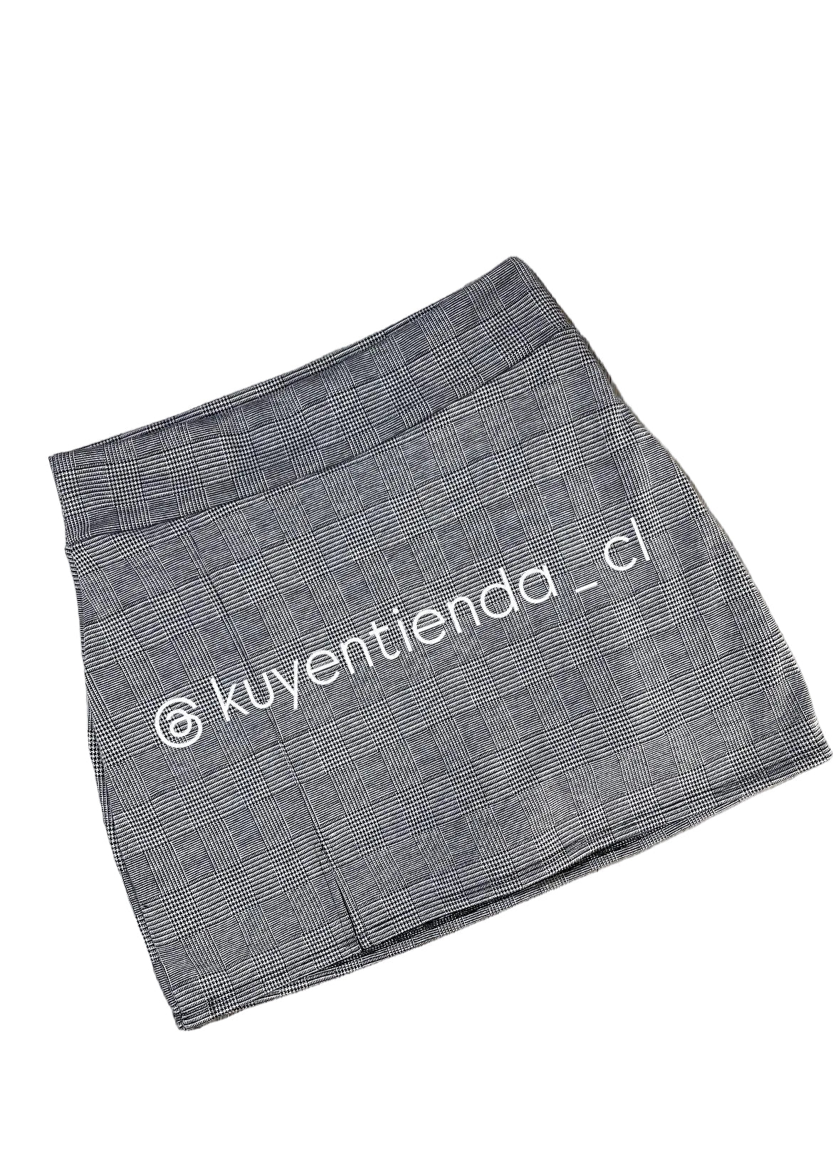 Falda short cuadros