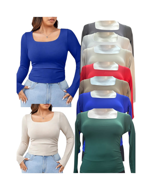 Polera Kuyén manga larga