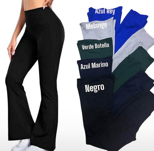 Flare pants algodón