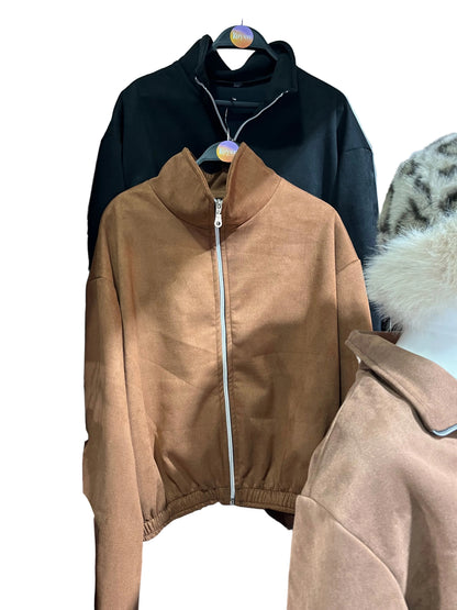 Chaqueta bomber gamuza