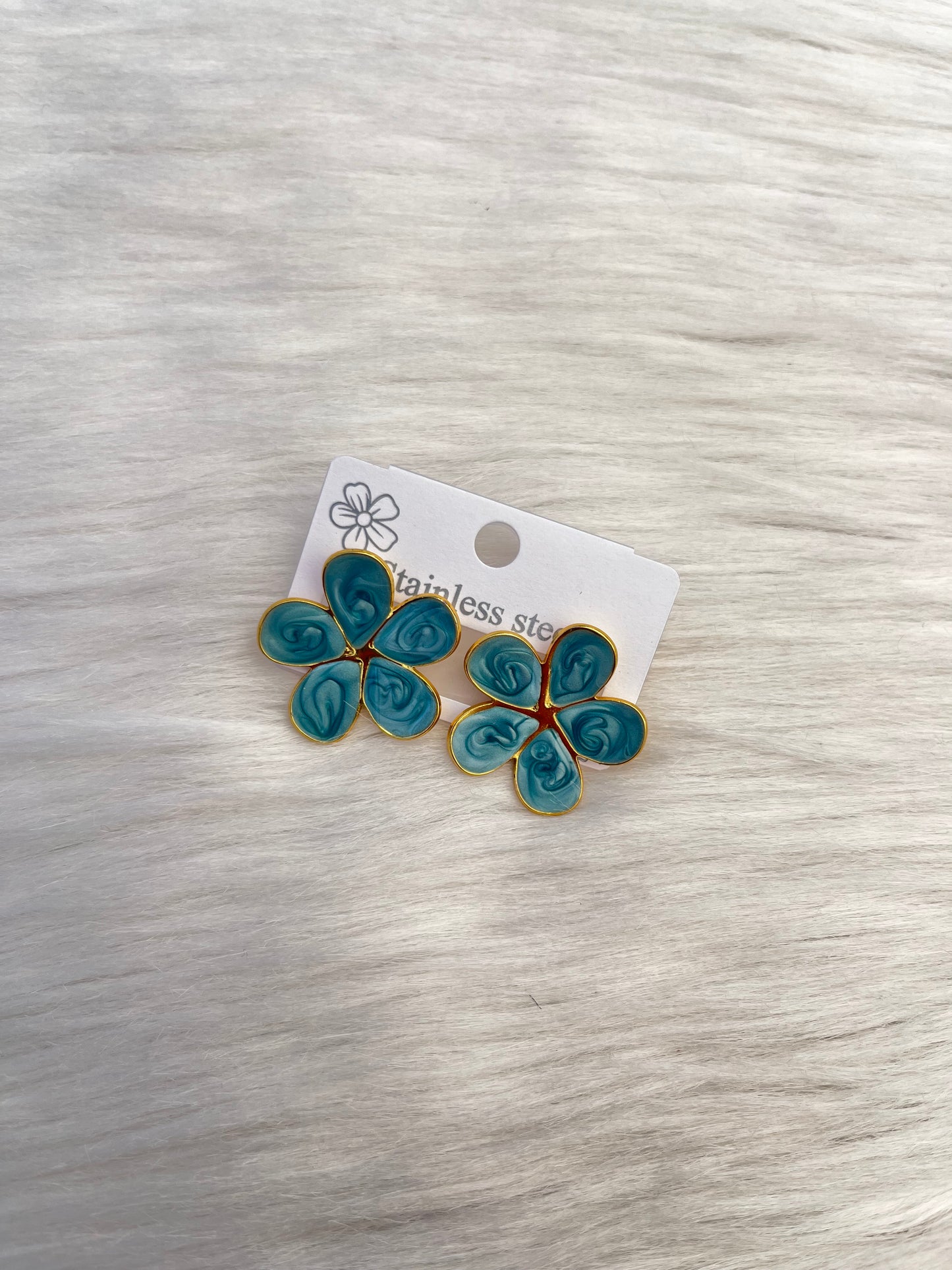 Aros Acero -  Flor 2