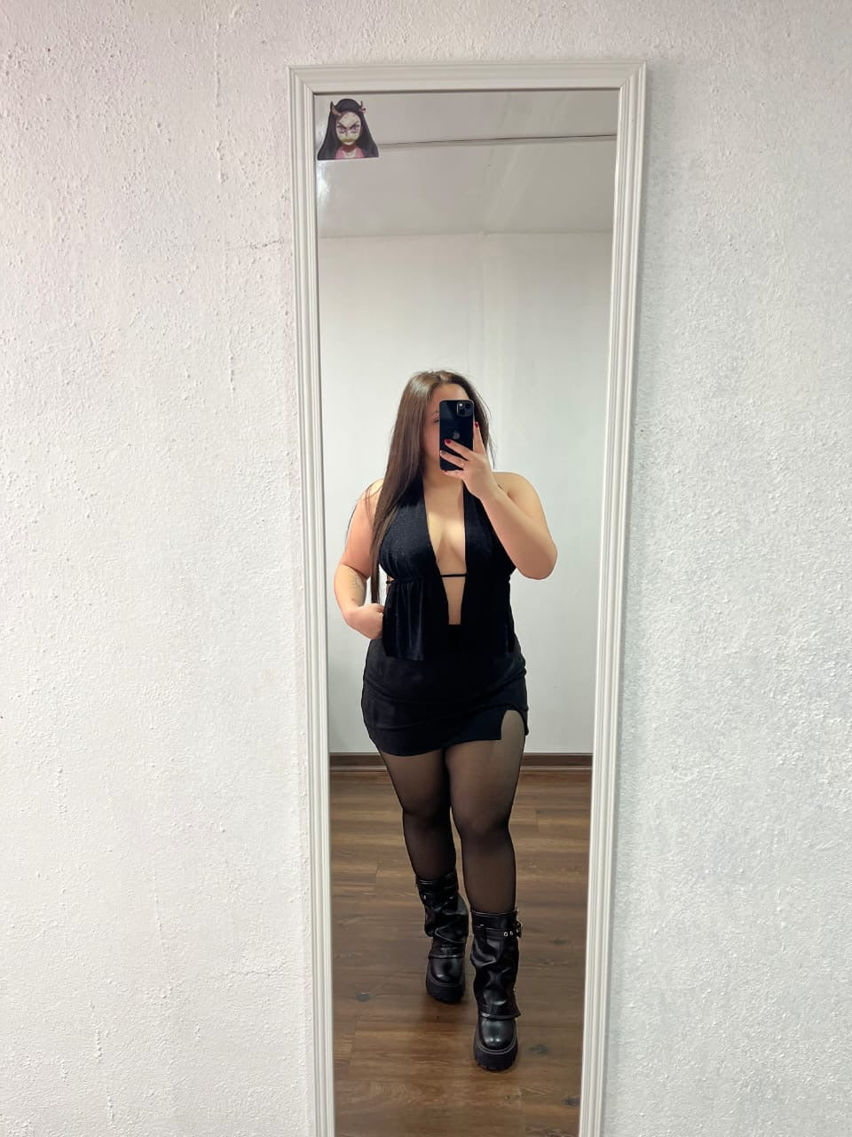Outfits con falda short gamuza de una apertura