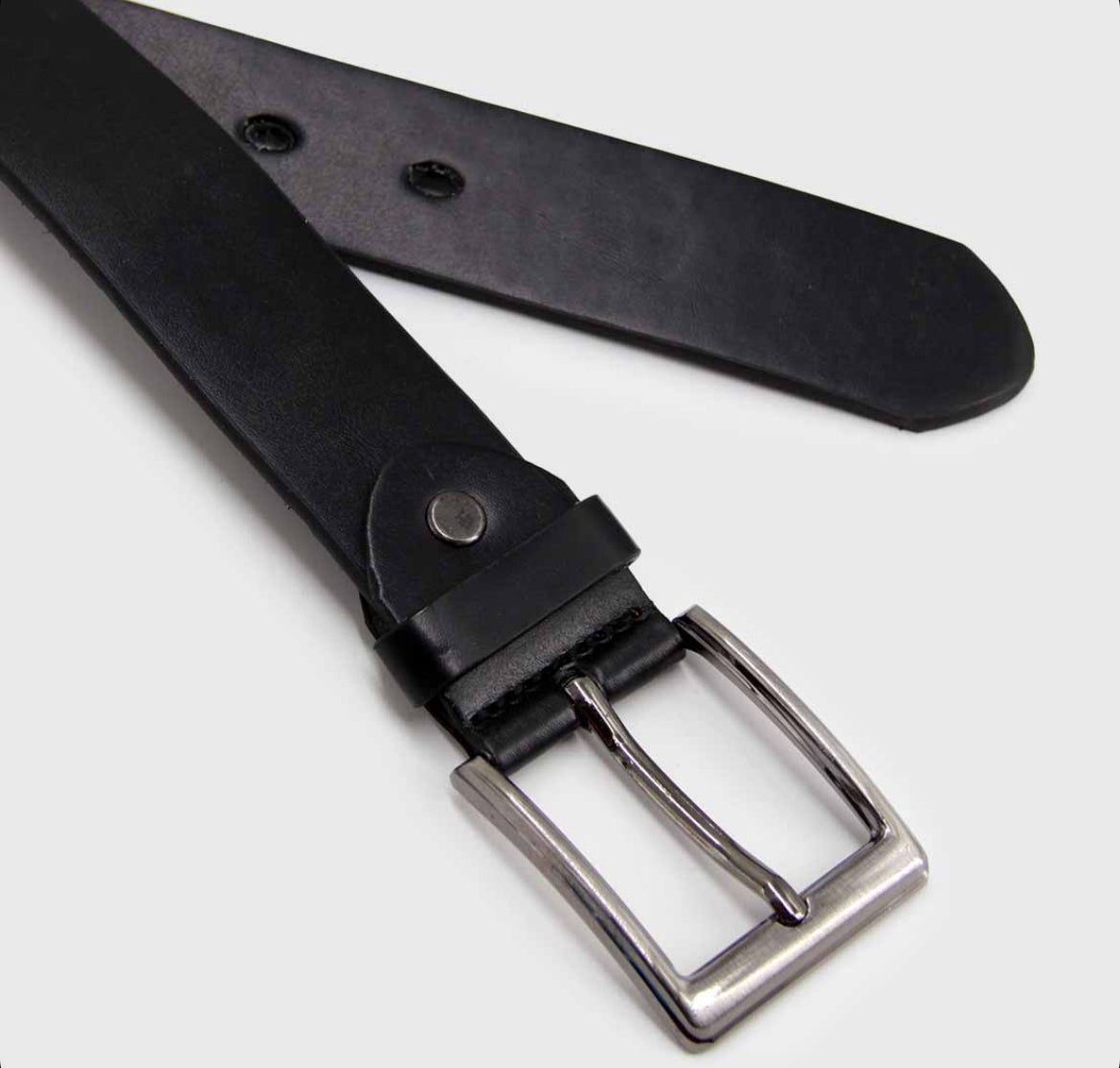Cinturón de hombre - Hebilla cuadrada