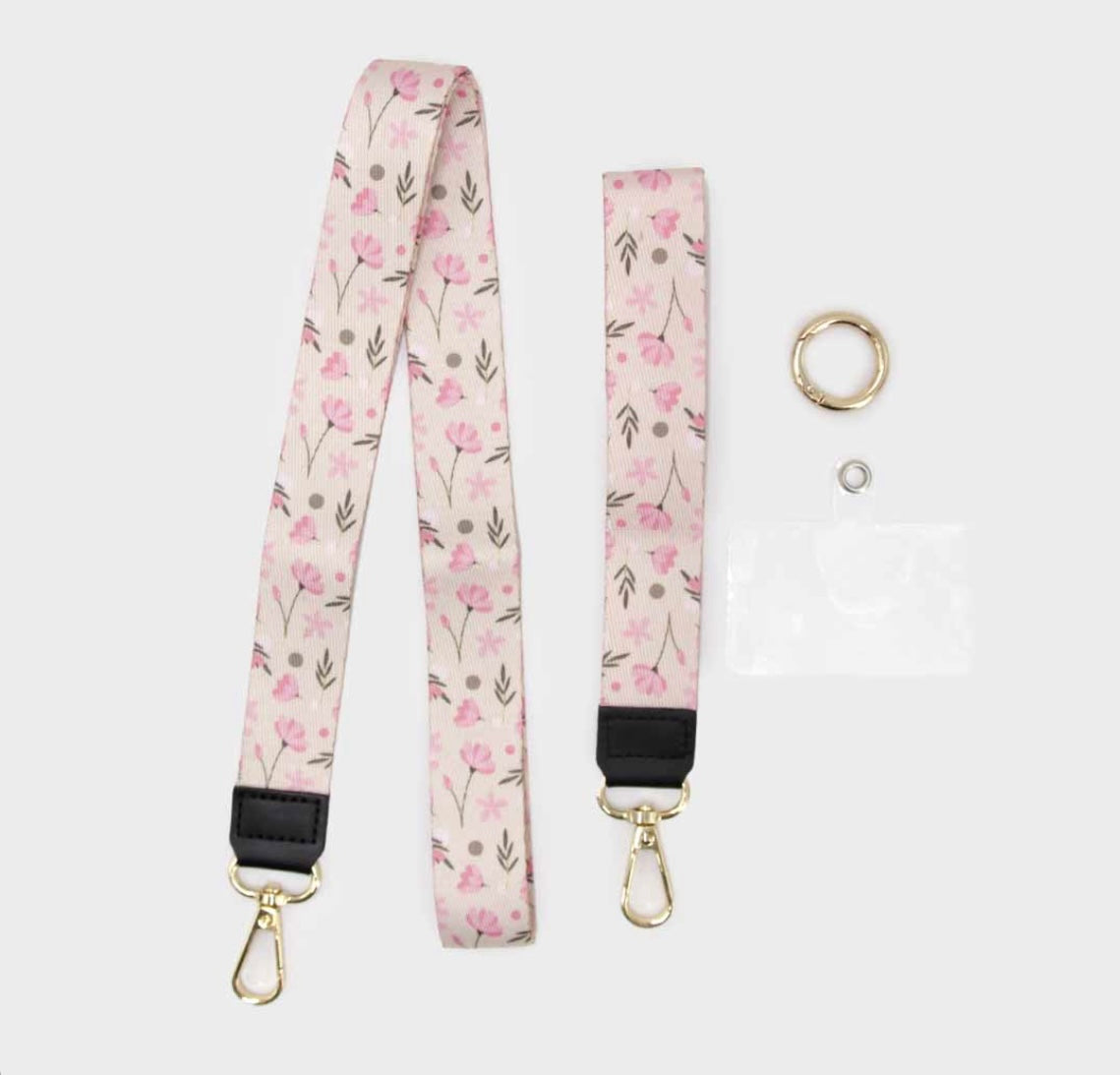 Straps para celular o llaves - Diseño Flores