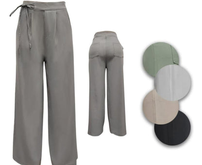 Pantalón formal con lazo a un costado
