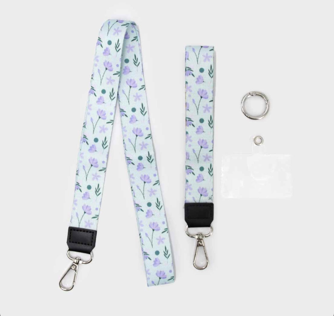Straps para celular o llaves - Diseño Flores