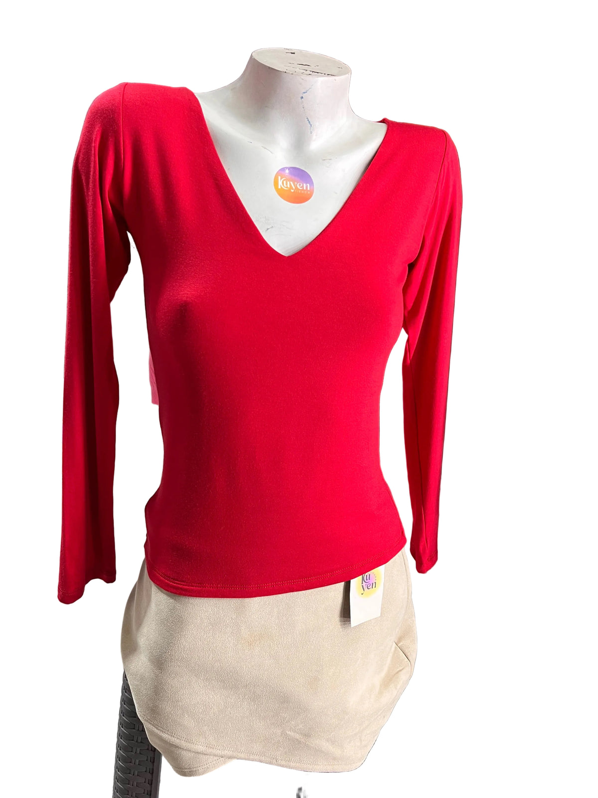 Polera escote en V
