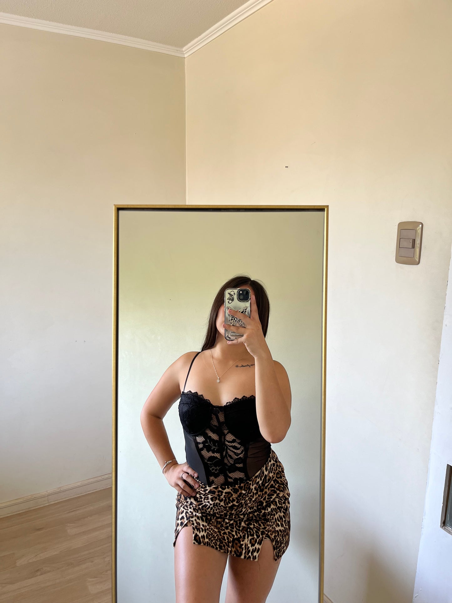Falda short - Doble apertura