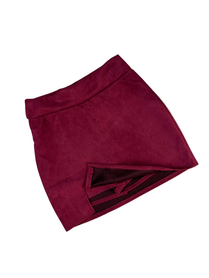 Falda short Gamuza
