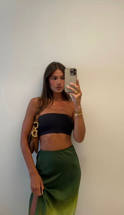 Top strapless corto