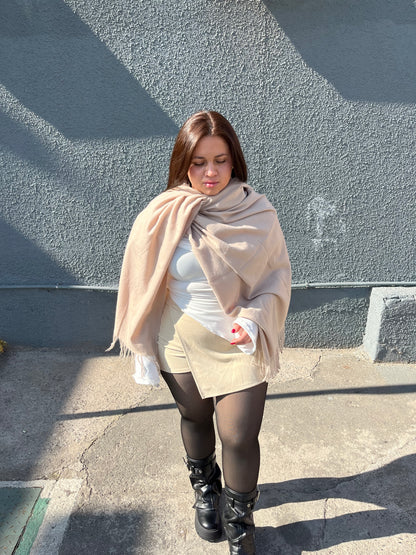 Bufanda Cashmere - Beige