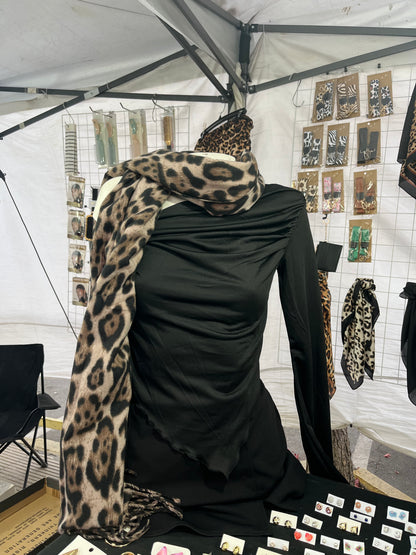 Bufandas Cashmere Leopardo