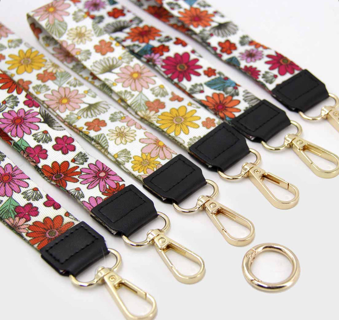 Straps para celular o llaves - Diseño Flores