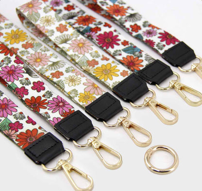 Straps para celular o llaves - Diseño Flores