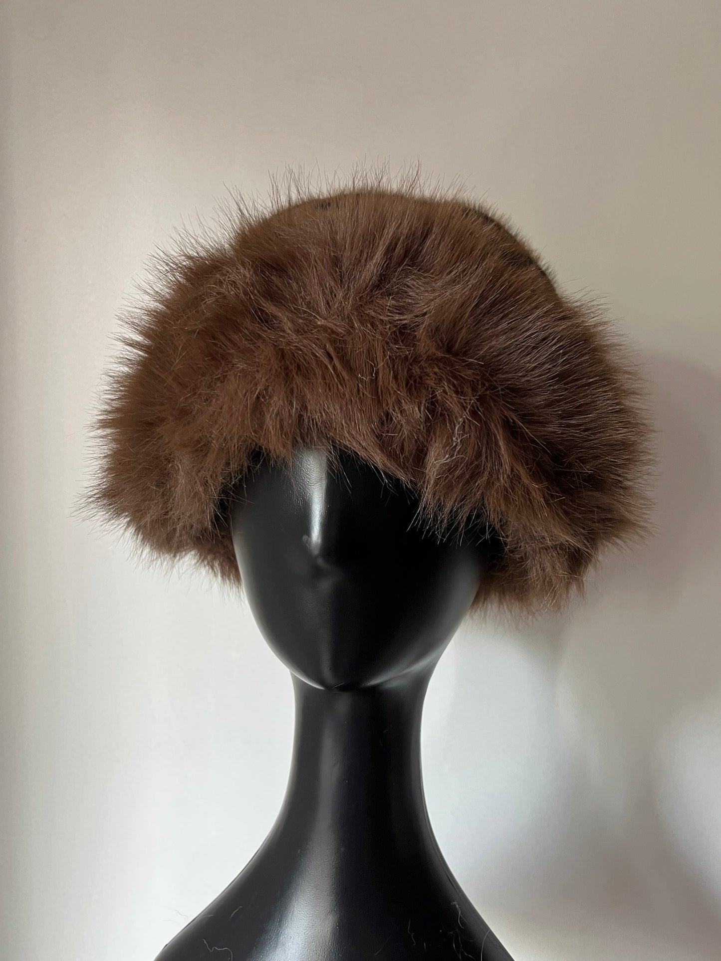 Gorro peludo print leopardo