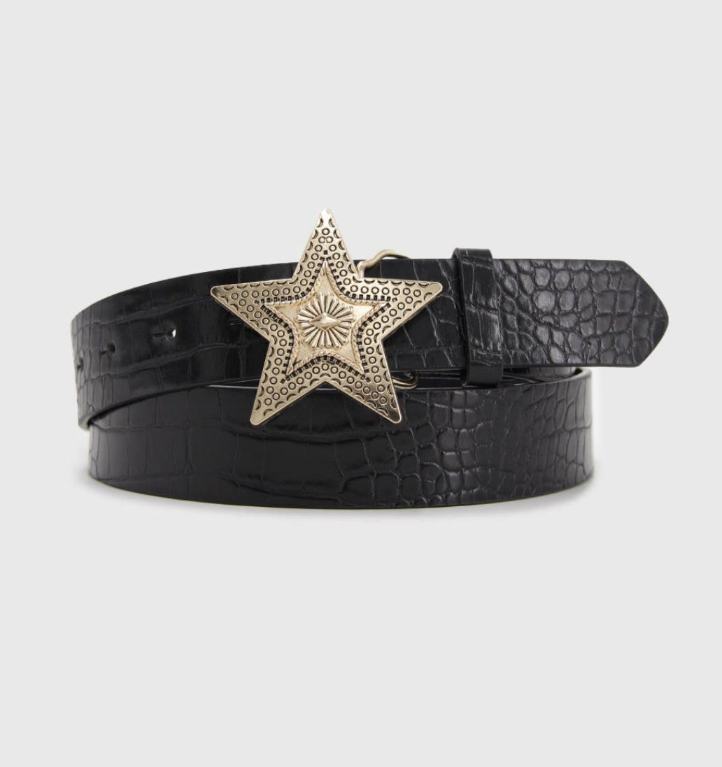 Cinturón hebilla estrella