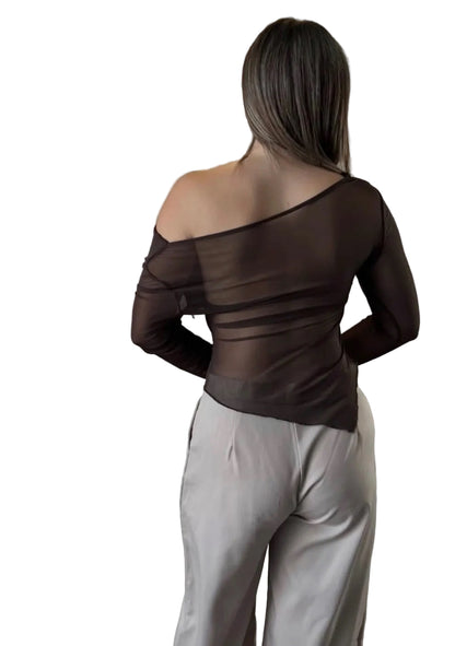 Polera transparencia Arlett