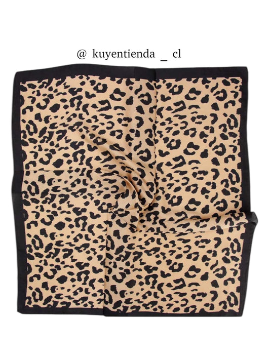 Pañuelo seda - Animal print