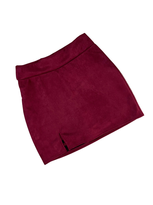 Falda short Gamuza