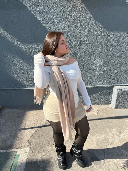 Bufanda Cashmere - Beige