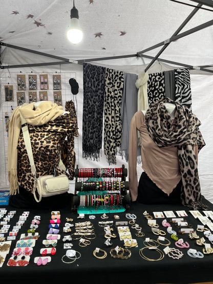 Bufandas Cashmere Leopardo