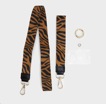 Strap para celular y llaves - Diseño Cebra